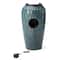 Glitzhome® 28.25" LED Petals Textured Ceramic Jar Outdoor Floor Fountain